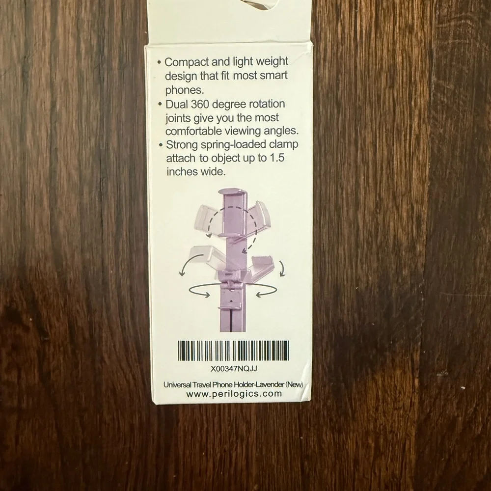 Purple Travel Phone Holder